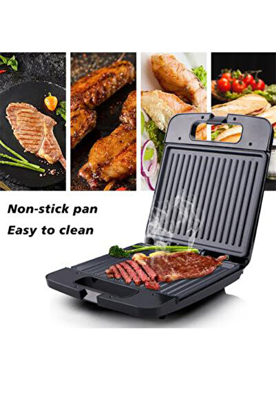 REFURA شواية 4 شرائح وصانعة سندويشات مع مؤشر مزدوج، وتحكم في درجة الحرارة، وصينية تنقيط قابلة للإزالة