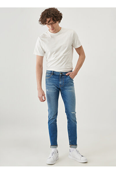 Lee Pantaloni din denim Malone Skinny Jean pentru bărbați, cu talie standard ...