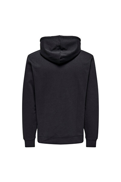 Only & Sons Lacivert Erkek Kapüşon Yaka Baskılı Sweatshirt 22026412_ONSCARL R...