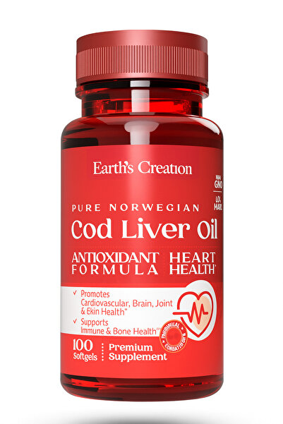 Earth's Creation Cod Liver Oil Pure Norwegian