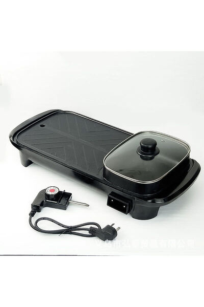 OEM Multifunctional Electric Cooker, Grill & Hotpot, 2 in 1, 1500W