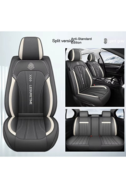 Top Car Interior Set de huse pentru scaune auto, piele ecologică Nappa, scaun...