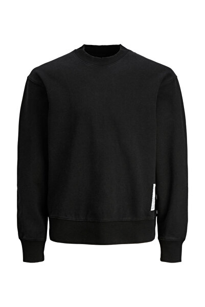 Jack & Jones Kapüşon Yaka Siyah Erkek Sweatshırt 12239268_JCOPRJCT SWEAT CREW...