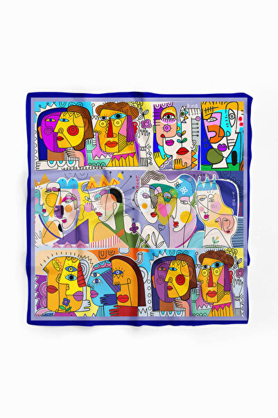 Modabutik D92 Kübizm Desenli Bandana