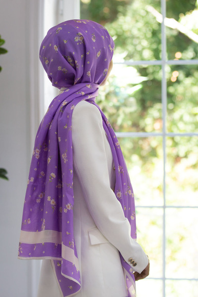 Vissona شال حريري 100% منعش