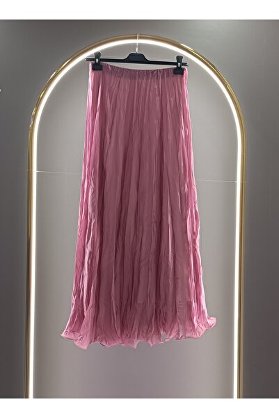 tesettürgiyim KADIN KRAŞ ASTARLI ŞİFON STANDART ETEK