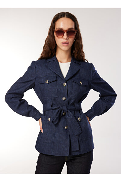 Fabrika Rahat Lacivert Kadın Blazer F3WL-CKT9