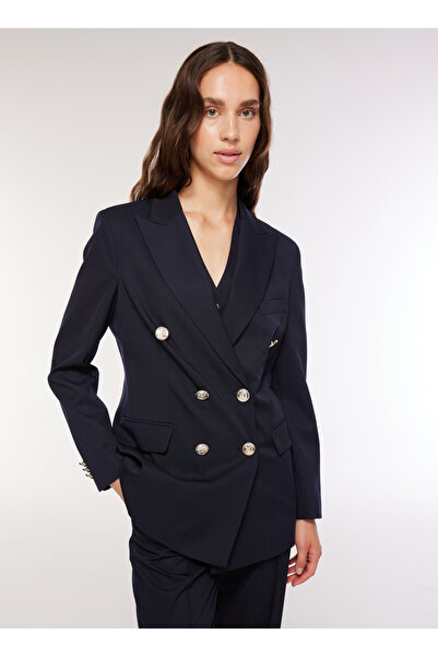 Fabrika Kruvaze Lacivert Kadın Blazer F3WL-CKT6