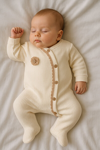 Renata's kız bebek kaşkorse tığ işi patikli tulum