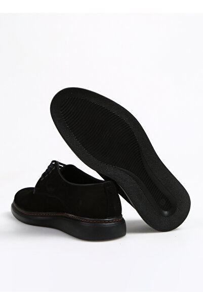 F By Fabrika Siyah Erkek Süet Klasik Ayakkabı GAMES SUET