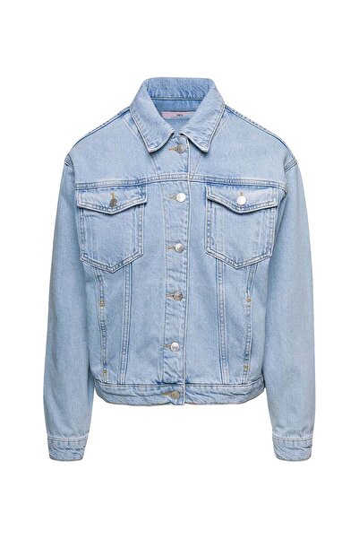 CHIARA FERRAGNI İndigo Kadın Denim Ceket 74CBS400