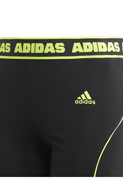adidas Siyah Kız Çocuk Dar Paça Uzun Dar Düz Tayt IA1586 JG D TIGHT