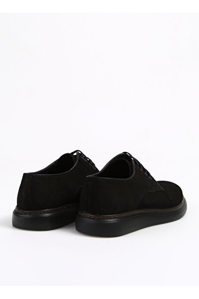 F By Fabrika Siyah Erkek Süet Klasik Ayakkabı GAMES SUET