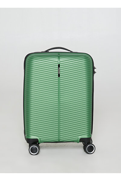 Discovery Expedition Yeşil Çekçekli Sert Valiz DC-5224 KABİN