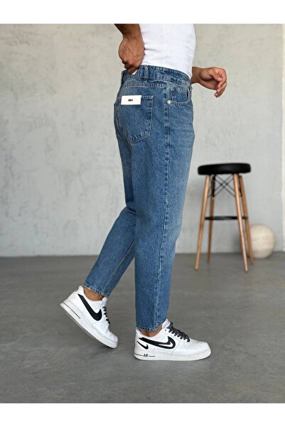 Gambocci Men's Boyfriend High Waist Comfortable Fit Ankle Length Pants