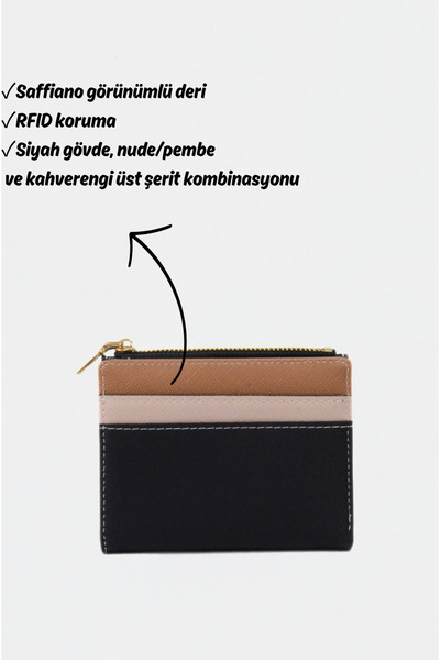 Mazel Design 583 Suport pentru carduri de portofel importat cu mai multe comp...