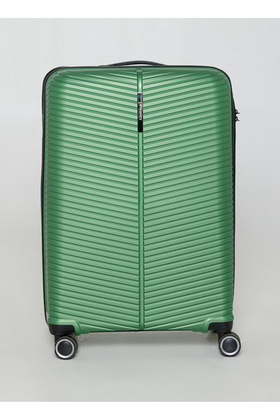 Discovery Expedition Yeşil Çekçekli Sert Valiz DC-5224 BÜYÜK