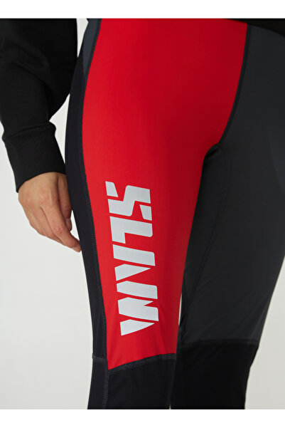 Slam Tights, L, Black - Gray - Red