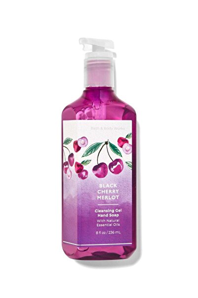 Bath & Body Works صابون جل منظف لليدين بنكهة الكرز الأسود والميرلوت