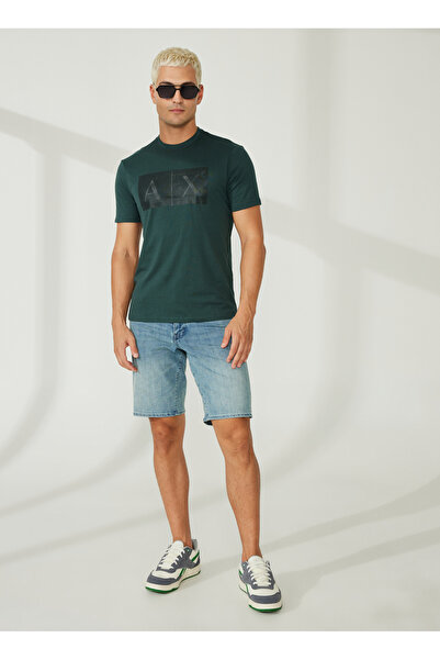 Armani Exchange Rahat Erkek Denim Şort 3RZJ65 1500-INDIGO DENIM