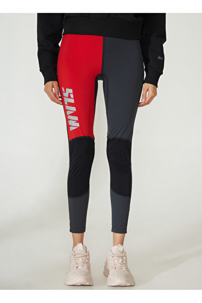 Slam Tights, L, Black - Gray - Red