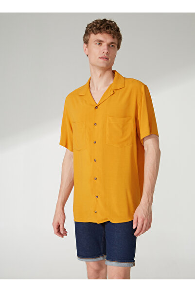 People By Fabrika Hardal Erkek Gömlek 23GM12