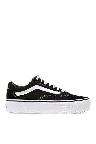 Vans VN0A3B3UY281 UA Old Skool Platform Černé Kožené Dámské Lifestyle Boty
