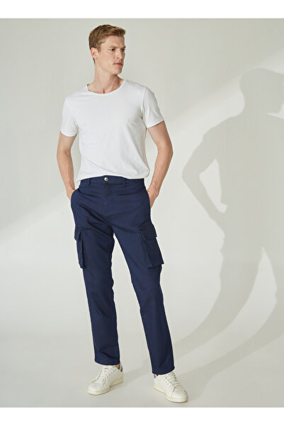 Fabrika Lacivert Erkek Normal Regular Fit Denim Pantolon FAB 63