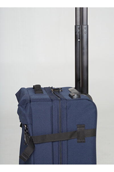 Eastpak Mavi Unisex 54x3 x23 cm Çekçekli Kumaş Valiz TRANS4 S