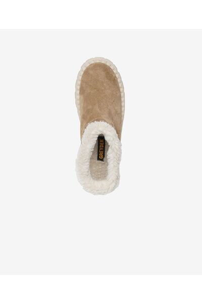 Greyder Kadın Koyu Bej Hakiki Deri Casual Bot 3K2TB72171