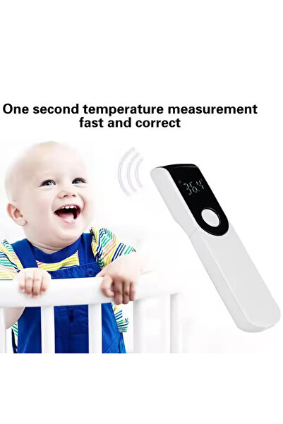 Choice White Infrared Fever Thermometer, LCD Digital, Non-Contact Laser for Infant & Adult