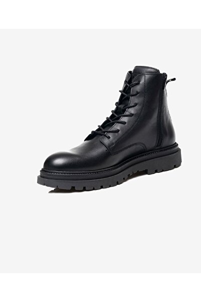 Greyder Erkek Siyah Hakiki Deri Military Bot 3K1UB16280