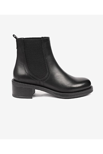 Greyder Kadın Siyah Hakiki Deri Memory Foam Taban Chelsea Bot 4K2OB34030