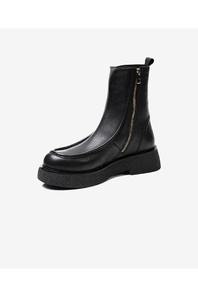 Greyder Kadın Siyah Hakiki Deri Memory Foam Taban Casual Bot 3K2UB32740
