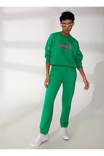 CHIARA FERRAGNI Eşofman Altı, XS, Yeşil