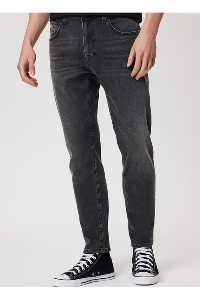 Lee Cooper High Waist Tapered Fit Men's Denim Trousers 232 Lcm 121090 London Alrakis Venom