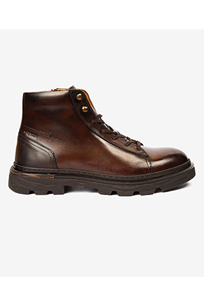 Greyder Erkek Kahverengi Hakiki Deri Günlük Bot 4K1UB64615