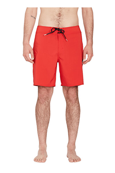 Volcom Kırmızı Erkek Kısa Şort Mayo A0812122_Volcom Lido Solid Mod 18 R