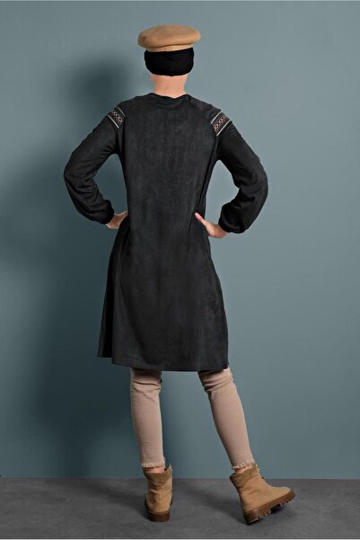 Alvina Lace-Up Collar Tunic 40263