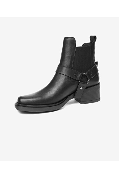 Greyder Kadın Siyah Hakiki Deri Chelsea Bot 4K2TB59139