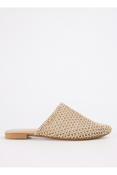 Fabrika Bej Kadın Terlik STAHES