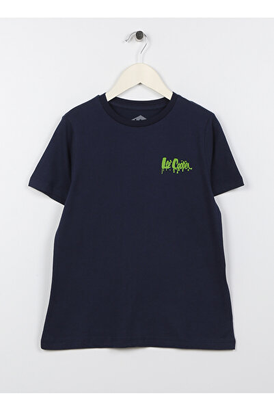 Lee Cooper Printed Indigo Boy's T-Shirt 232 Lcb 242004 Ares Indigo