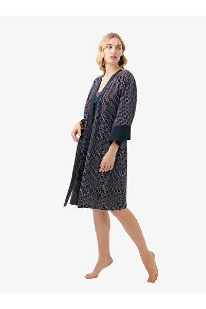 Blackspade Women's Dressing Gown 51911 - Patterned
