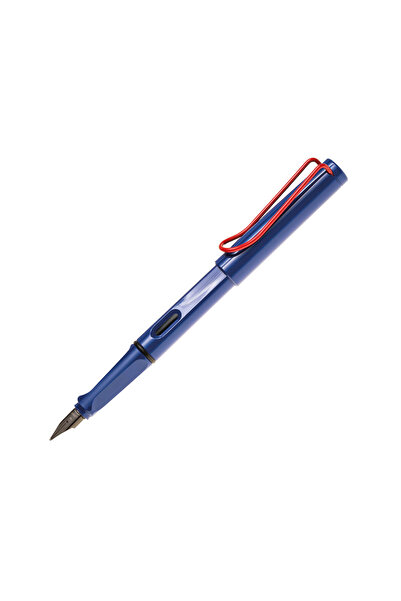 Lamy Safari Dolma Kalem Kırmızı Renk Klips M Uç Mavi
