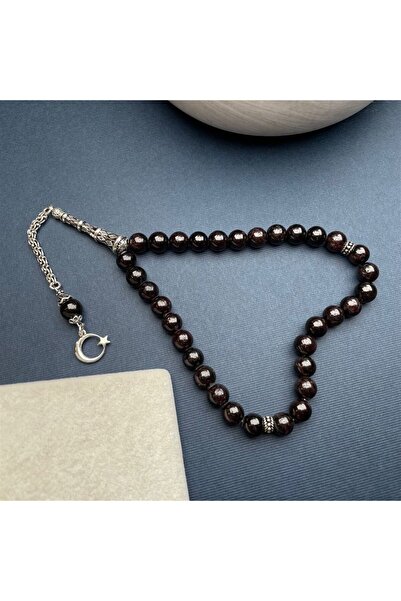 dergah tesbih Оригінальний гранат (лал) камінь срібний дизайн GRNT213