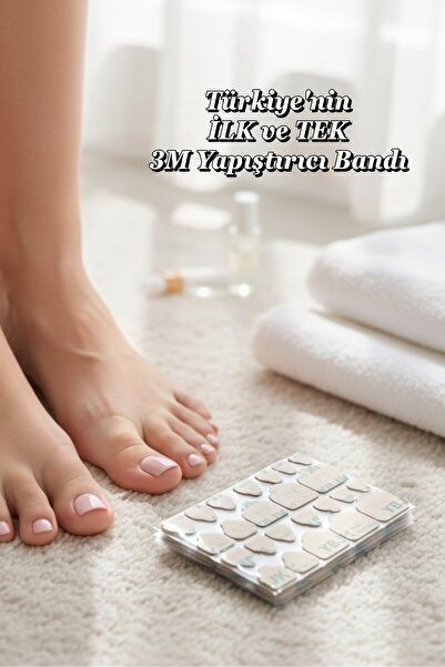 Easy Beauty 240 Adet Çok Kuvvetli 3M Ayak Takma Tırnak Yapıştırıcı Bant Ayak ...