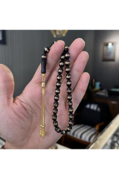 dergah tesbih Bilek Boy Hasır İşleme Gümüş Tasarım Oltu Taşı