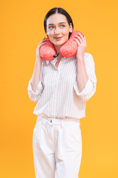 Softlife Visco Travel Pillow Neck Pillow Heart-Shaped - 31X31X9 cm