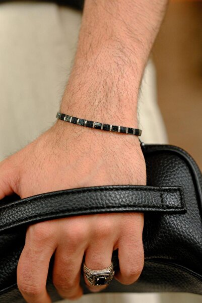 dergah tesbih Black Life Mood Bileklik