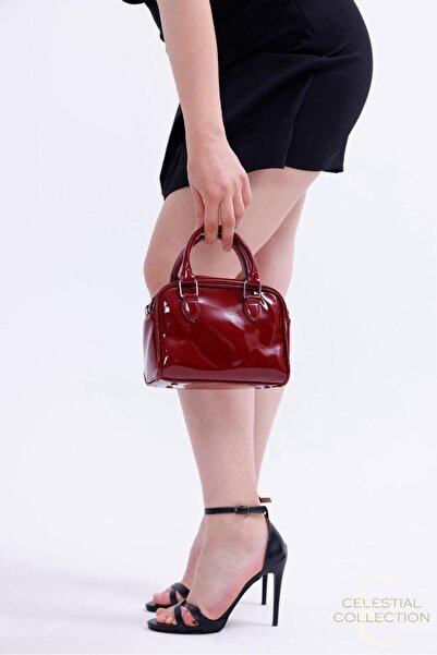 CELESTIAL COLLECTION Τσάντα χιαστί μικρού μεγέθους με μαλακή υφή λουστρίνι